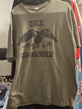 Delta Olive Duck Commander Graphic Short Sleeve Tee